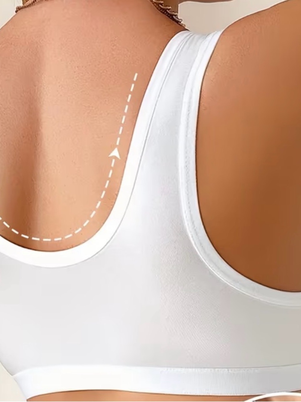 NEW Front-Close Lace Soft Support Bra - White - Picture 2 of 9